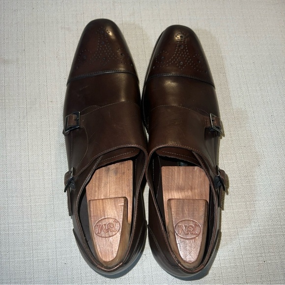 Nettleton Florence-N Double Monk Strap Cafe Size 11.5 NEW - Picture 10 of 11